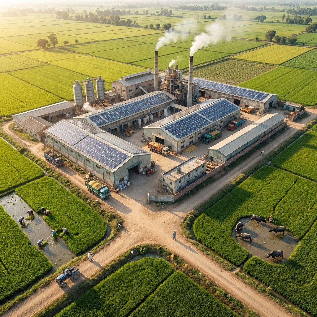 200 kW on-grid solar installation at Haider Rice Mill