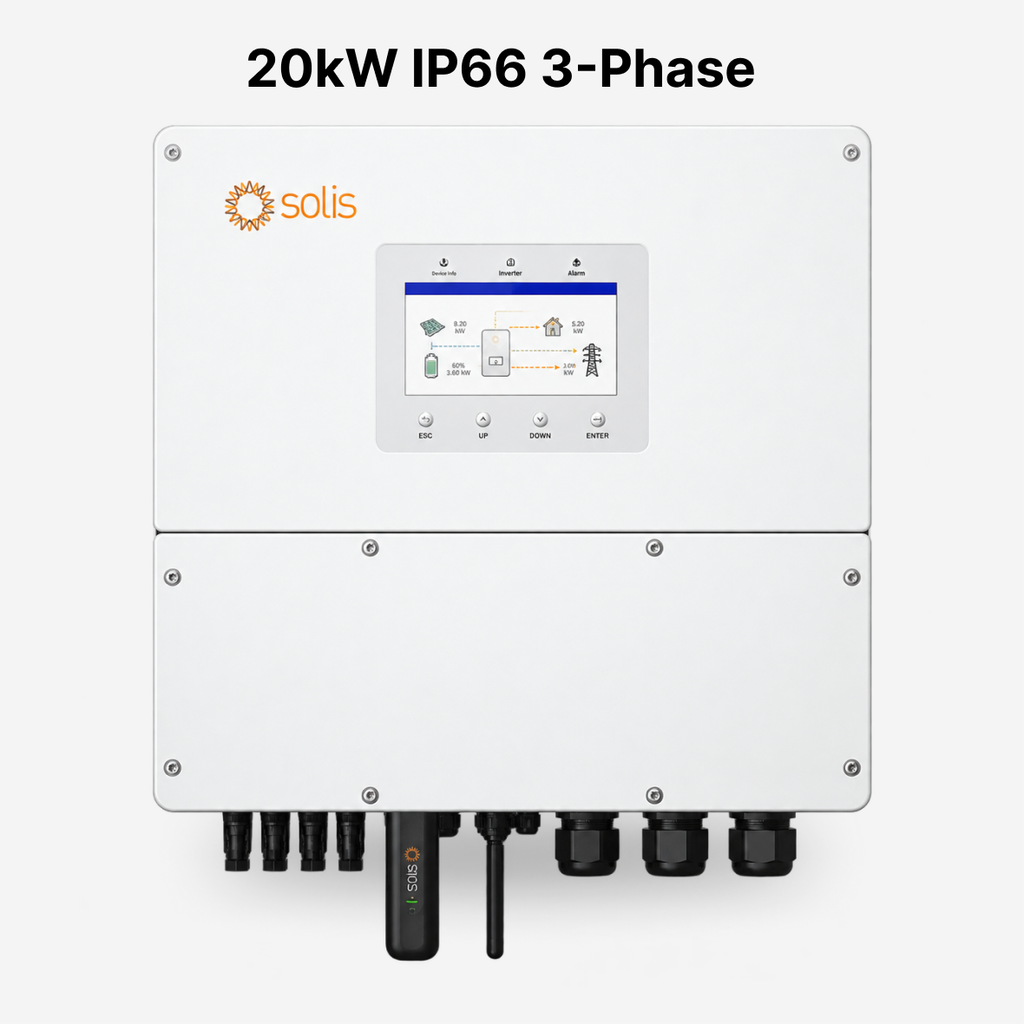 [FAA-HYB-045] Solis 20kW HV 3-Phase Hybrid Solar Inverter