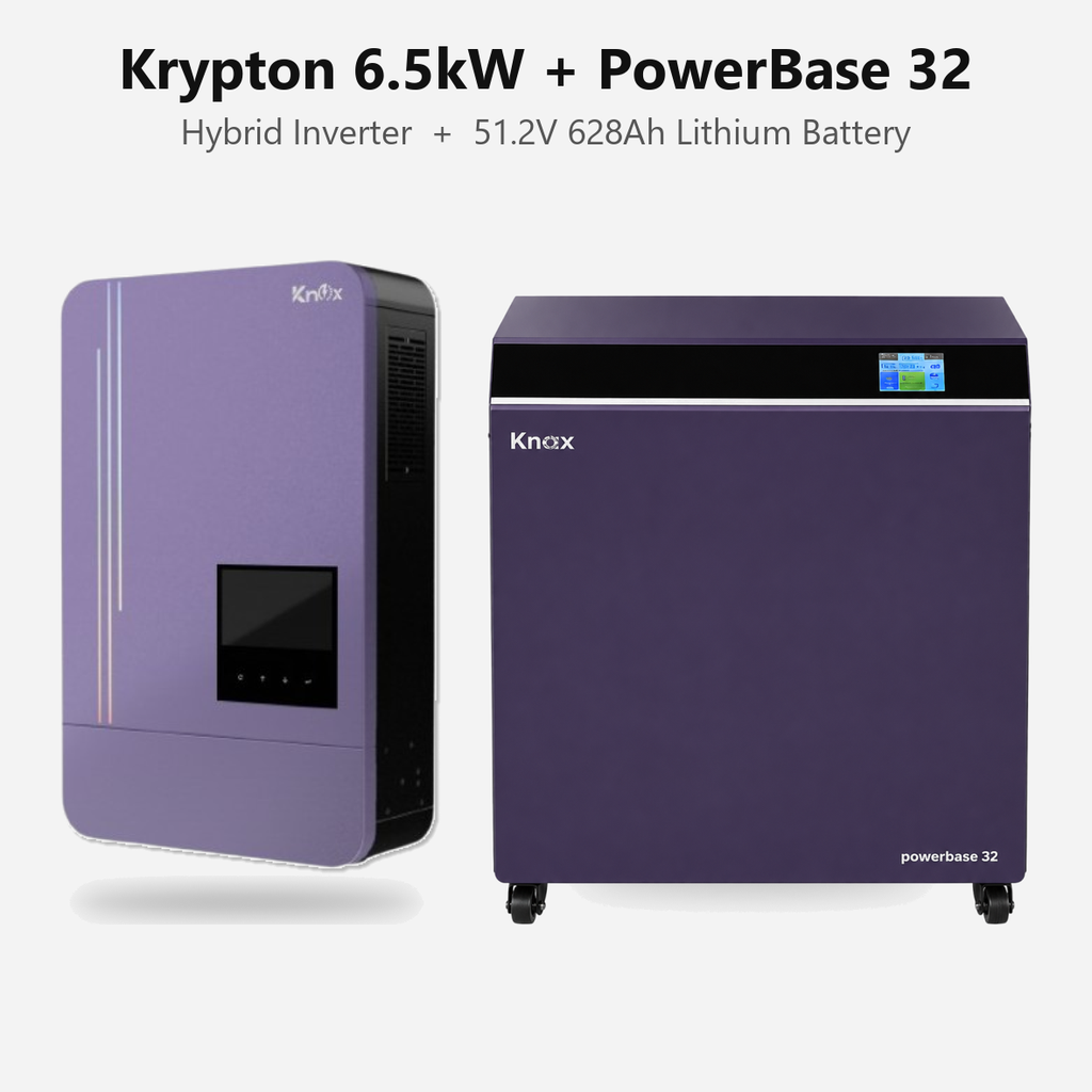 [FAA-HYB-071] Knox Azadi Sale Offer - AZ-24 | Knox PowerBase 32 Lithium Battery | Knox Krypton 9055 Solar Inverter