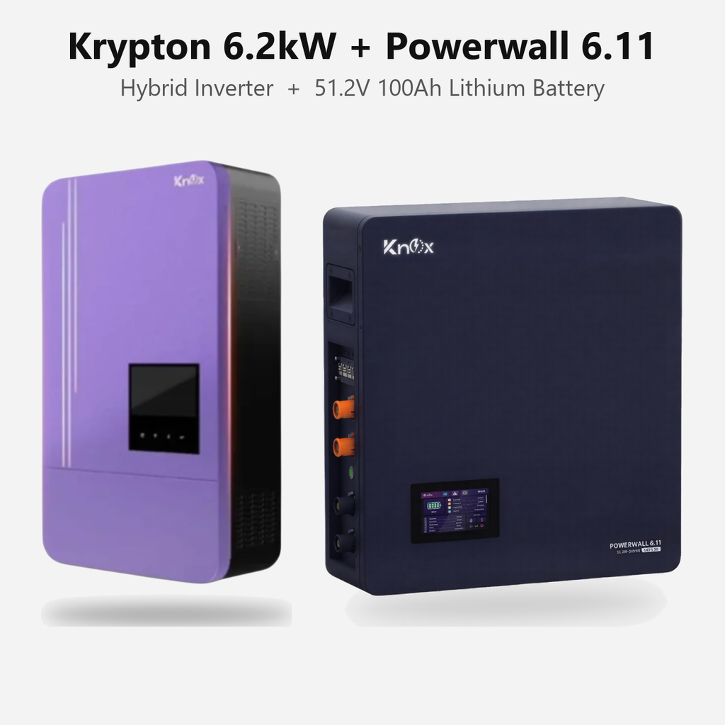 [FAA-HYB-085] Knox Azadi Sale Offer - AZ-9 | Knox Powerwall 6.11 Lithium Battery | Knox Krypton 9000 Solar Inverter